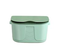 FIRSTXIU Poubelle à compost de cuisine suspendue avec couvercle - Poubelle murale sous évier ou porte d'armoire pour salle de bain et bureau