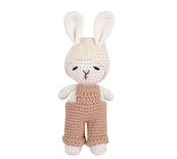 FIRSTXIU Poupée douce et sûre adaptée aux nourrissons - Figurine d'animal tricotée à la main - Vêtements tricotés à la main