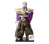 FIRSTXIU Poupée japonaise Samouraï 30,5 cm Figurine masculine en kimonos pour collectionneurs et décoration d'intérieur