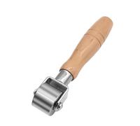 FIRSTXIU Rouleau de presse en cuir avec poignée en bois 26 mm, 60 mm, 100 mm