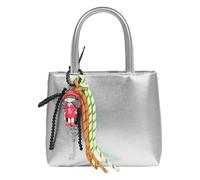 FIRSTXIU Sac à bandoulière élégant pour femme, style français, sac à bandoulière avec poignée sur le dessus, sac à main en cuir synthétique, Argenté., Taille unique