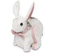 FIRSTXIU Sac à bandoulière en cuir synthétique pour femme, sac à main en forme de lapin, sac à bandoulière élégant pour voyage et quotidien, blanc, As shown in the picture