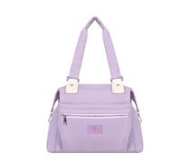 FIRSTXIU Sac à bandoulière en nylon de grande capacité pour fille et femme, couleur unie, violet, Taille unique
