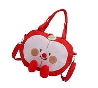 FIRSTXIU Sac à bandoulière en toile pour femme Style japonais Joli sac à main en forme de poire Sac à provisions, a, Taille unique
