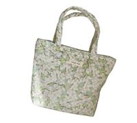 FIRSTXIU Sac à bandoulière matelassé en coton à motif floral avec poignée sur le dessus pour femme, grande capacité, sac à main d'hiver, a, Width 30cm*Height 22cm*Bottom width 7cm