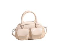 FIRSTXIU Sac à bandoulière moderne pour femme - Sac à bandoulière en cuir - Avec poignée supérieure - Avec un grand espace de rangement - Sacs tendance pour femme, blanc, One Size