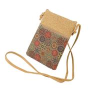 FIRSTXIU Sac à bandoulière pour femme avec imprimé floral - Petit sac à bandoulière élégant pour téléphone quotidien - Imprimé floral - Sac à bandoulière pour transporter votre téléphone, Hexagon, One