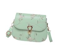 FIRSTXIU Sac à bandoulière tendance pour femme, style chinois, messagers en dentelle pour tous les jours, sac à bandoulière en dentelle, fleur, petit carré tendance, Vert, One Size