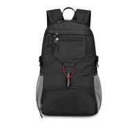 FIRSTXIU Sac à dos de randonnée unisexe en tissu Oxford imperméable pliable de grande capacité pour les loisirs et les voyages, Noir , As shown in the picture (1-3cm error)