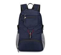FIRSTXIU Sac à dos de randonnée unisexe en tissu Oxford imperméable pliable de grande capacité pour les loisirs et les voyages, bleu, As shown in the picture (1-3cm error)