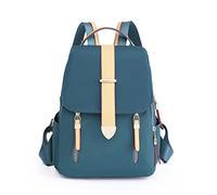 FIRSTXIU Sac à dos en tissu Oxford pour femmes, adolescents, sac à dos de couleur, sac d'école, sac à dos de voyage, sacs à dos décontractés pour femmes, bleu, As shown in the picture (error 1-3cm)
