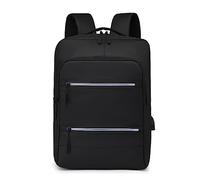 FIRSTXIU Sac à dos pour ordinateur portable avec port de charge USB, sac d'école pour homme et femme, grande capacité pour étudiant, Noir , As shown in the picture (error 1-3cm)