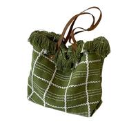 FIRSTXIU Sac à main surdimensionné élégant pour femme, sac de grande capacité, design minimaliste, sac de transport pour filles, Vert, Reference size chart