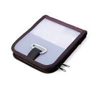 FIRSTXIU Sac de leurres de calamar avec fermetures éclair - Organiseur de leurres de pêche - Sac de rangement pour crevettes et pieuvres en bois - Étanche - Pliable