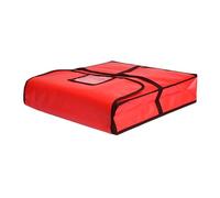 FIRSTXIU Sac de livraison de pizza isotherme multifonction pour le transport de nourriture chaude et une utilisation en extérieur, 50 x 50 x 12 cm