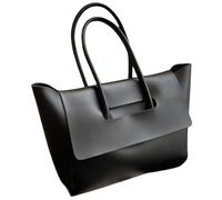 FIRSTXIU Sac élégant et pratique en polyuréthane de grande capacité pour femme avec grand espace de rangement, sac à bandoulière pour le travail et les voyages, Noir , Reference size chart