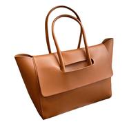 FIRSTXIU Sac élégant et pratique en polyuréthane de grande capacité pour femme avec grand espace de rangement, sac à bandoulière pour le travail et les voyages, marron, Reference size chart