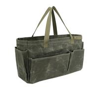 FIRSTXIU Sac en toile cirée pour pots de camping avec plusieurs compartiments et design facile à transporter pour activités de plein air et usage domestique, Vert