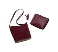 FIRSTXIU Sac pour femme Automne Hiver Sac à bandoulière en cuir PU Shopping Sortir ensemble Seau Simple Bandoulière Tendance Messagers Femme Seau en cuir PU Bandoulière Simple Messager d'épaule, a