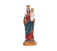 FIRSTXIU Statuette de Jésus en résine Mary Hugging pour enfant Décoration de table Catholique Chrétienne Cadeau religieux Décoration d'intérieur