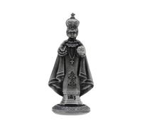FIRSTXIU Style antique Maria Statue Minaiture en métal Ornement chrétien Figurine religieuse Sculpture Décoration de table