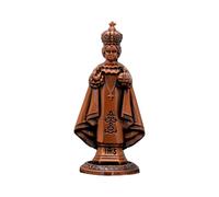 FIRSTXIU Style antique Maria Statue Minaiture en métal Ornement chrétien Figurine religieuse Sculpture Décoration de table