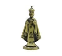 FIRSTXIU Style antique Maria Statue Minaiture en métal Ornement chrétien Figurine religieuse Sculpture Décoration de table