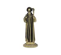 FIRSTXIU Style antique Maria Statue Minaiture en métal Ornement chrétien Figurine religieuse Sculpture Décoration de table