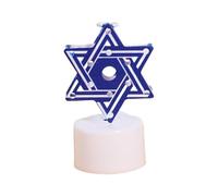 FIRSTXIU Style électronique à LED vintage en option pour améliorer les ambiances de vacances religieuses pour les amateurs de Hanoukka
