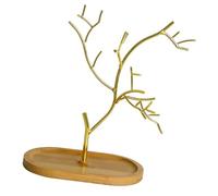 FIRSTXIU Support de collier en métal en forme d'arbre élégant pour bijoux