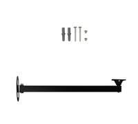 FIRSTXIU Support de montage réglable en métal pour projecteur et caméra de sécurité avec rotation à 360 degrés Base inclinable à 180 degrés pour plafond/mur
