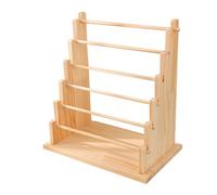 FIRSTXIU Support en bois empilable robuste pour ranger des bijoux et exposer des accessoires de poignet en bois et bracelet