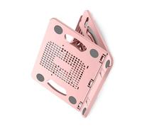 FIRSTXIU Support ergonomique pliable pour ordinateur portable - Rotation à 360 degrés - Pour le travail collaboratif - Ergonomique