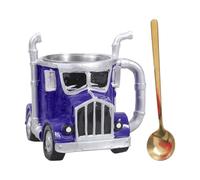 FIRSTXIU Tasse à café semi-camion, tasse à thé, café, lait, bière, artisanat artisanal, tasse à café, tasse à eau, ornement de forme unique