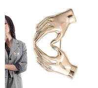 Firulab Broche Pin's Coeur,Broches mo| Broches momignonnes pour Femmes avec Geste Mains-à-cœur, Accessoires Manteau Chandail pour Femmes, Filles, fête