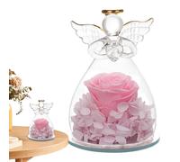 Firulab Cadeaux de Fleurs Angel,Cadeau Angel,Ange Gardien avec - Cadeau de Fleur éternelle, Cadeau d'ange, Cadeau de préservée pour Anniversaire, Noël, Mariage