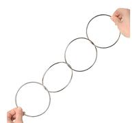 Firulab Fermer Les Anneaux Magiques - Ensemble d'Liaison Accessoires Magicien | Anneau Liaison Magic Gimmicks Tour Magie scène Professionnel créatif pour la Performance