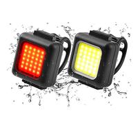 Firulab Lumière de vélo pour la Conduite | Phare arrière 30 Perles Lumineuses avec 3 Modes | Accessoires de vélo pour Assurer la sécurité des Hommes et des Femmes Qui Font du vélo dans l'obscurité