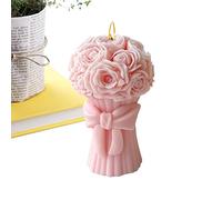 Firulab Moule à Bougie Bouquet de Fleurs | Moules à Bougies Bouquet de Roses - Résine de moules en Silicone pour Souvenirs de Mariage, Cadeaux de la Saint-Valentin Décoration d'intérieur