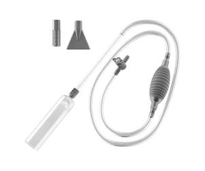 Fisc Changeuse d'eau pour aquariums - Changeuse d'eau de 170 cm pour aquariums | Outils de nettoyage en PVC pour aquariums | Nettoyeur de gravier, aspirateur siphon, nettoyeur de gravier manuel pour