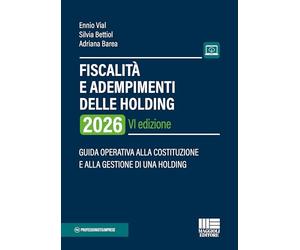 Fiscalità e adempimenti delle holding 2026. Guida operativa alla costituzione e alla gestione di una holding