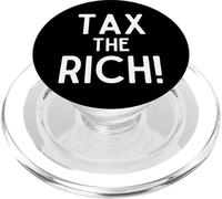 Fiscalité Les Riches, Sauvez Le Monde Philanthropie Impôts milliardaires PopSockets PopGrip pour MagSafe