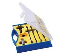 Coffret forets à bois étagés - butée mobile - pour lames de terrasses FAMMAB