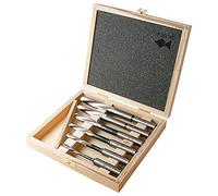 FISCH 02480006RK Jeu de 6 forets à trou long - Modèle tourné - Rotation à droite