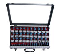 Fisch FISCH Coffret de fraises de défonceuse 50 pcs dans coffret alu Quantité:1