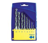 Fisch FISCH Forets hélicoïdaux bois Stz.WS Standard 8 pcs 3-10 mm R Quantité:1