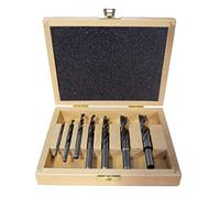 Fisch Fsf-320814 haute vitesse en acier Double Flûte BRAD point perceuses Bit, Lot de 7