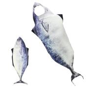 Fisch Kostüm Kinder Lustiges Meerestier-Kostüm Als Lachs Oder Salm Für Karneval, Fasching Maskenball, Atmungsaktiver Fisch-Overall Für Rollenspiele, Geburtstagspartys Theateraufführungen, E