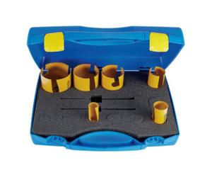 Fisch PROFIT Jeu de scies-cloches multi-usage 8 pcs 25-80 mm Prof. de coupe 52 mm HM Quantité:1