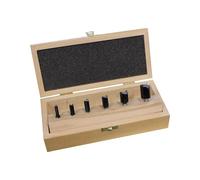 FISCH-TOOLS Jeu de fraises à rainurer 973CT06A04 carbure D. de la tige 8 mm 6...